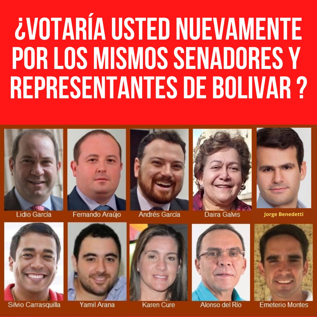 afiche de los congresistas
