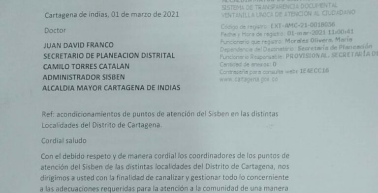 carta sisben