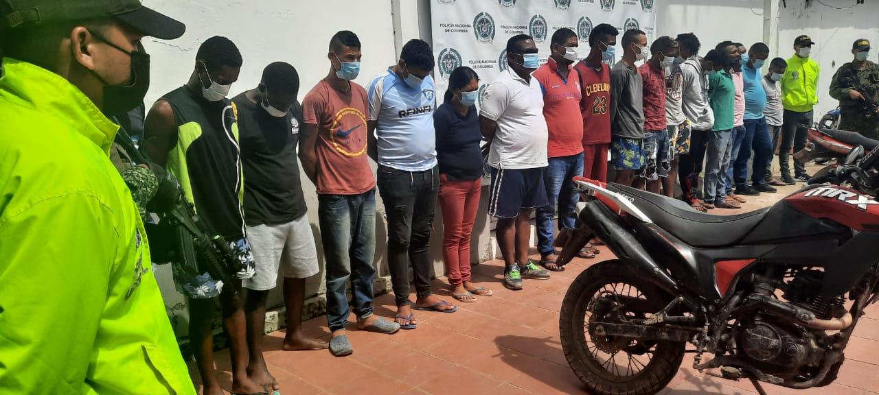 22 del clan del golfo