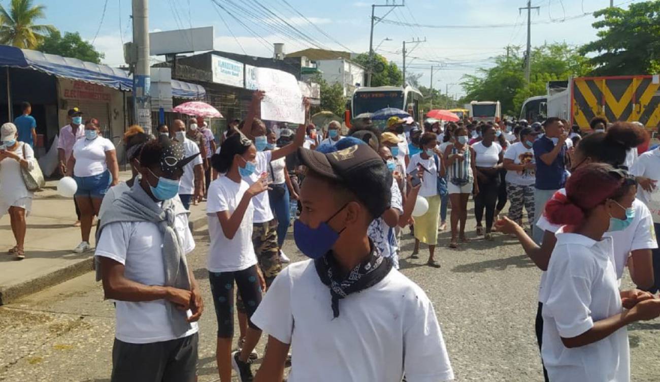 protesta contra el dengue