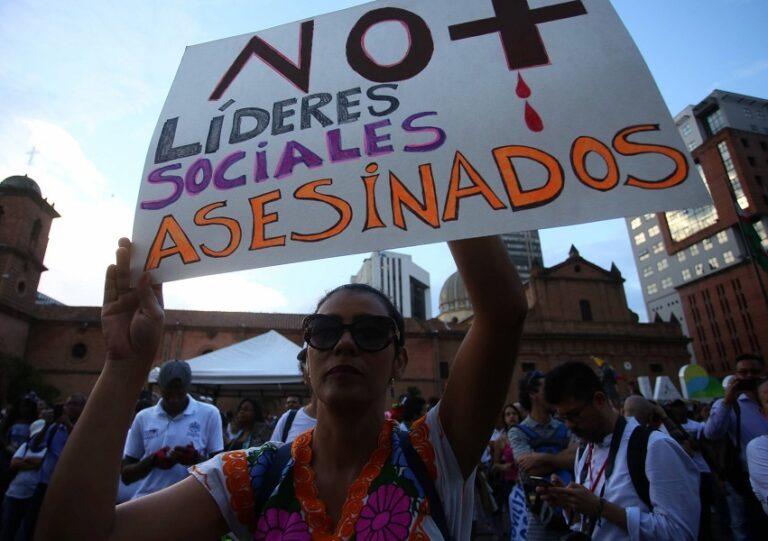 LIDERES SOCIALES ASESINADOS