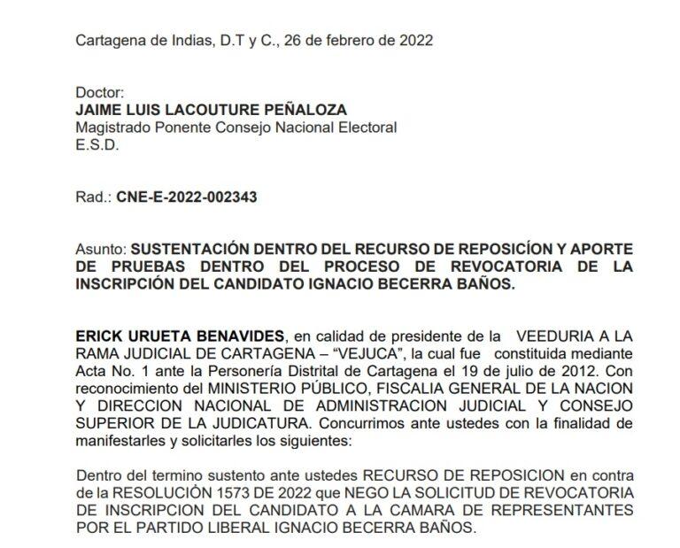 PRESENTACION DE RECURSO