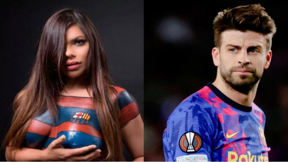pique y la modelo