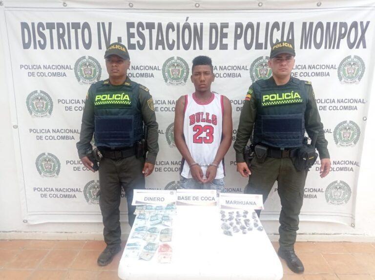 cargado de coca y marihuana