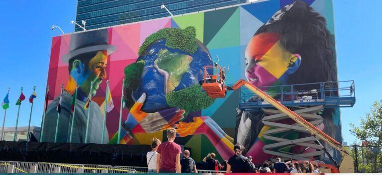 mural para la onu