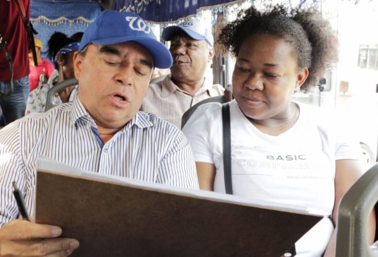 en la buseta