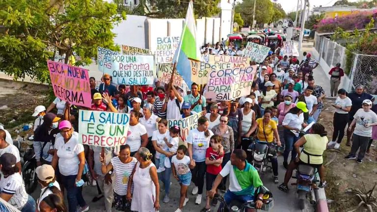 multitudinaria protesta