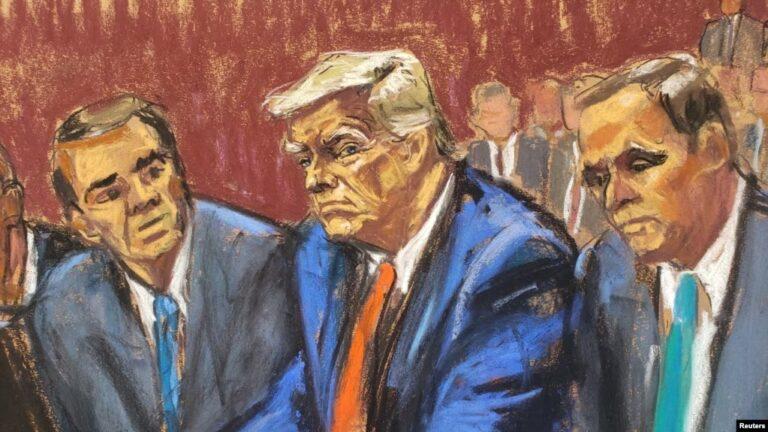 dibujo de trump