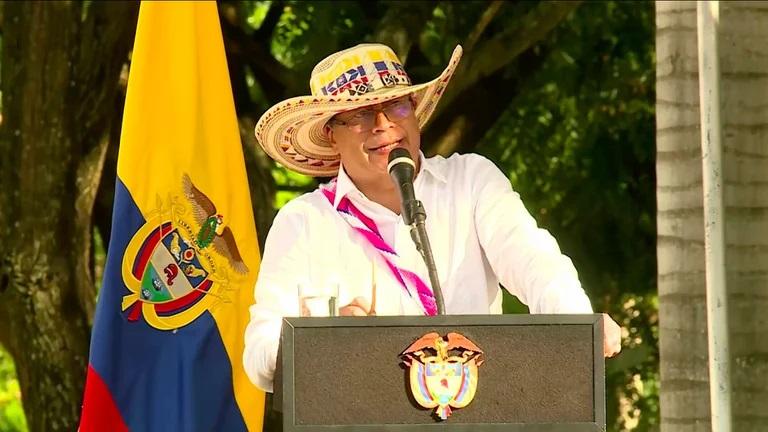 petro en la marcha