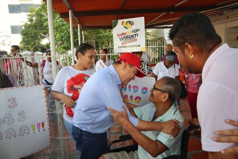 william con una persona discapacitada