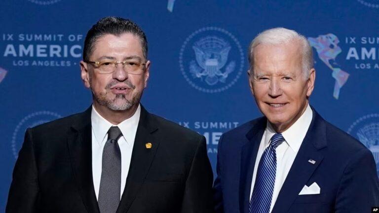 biden y el presidente de costa rica