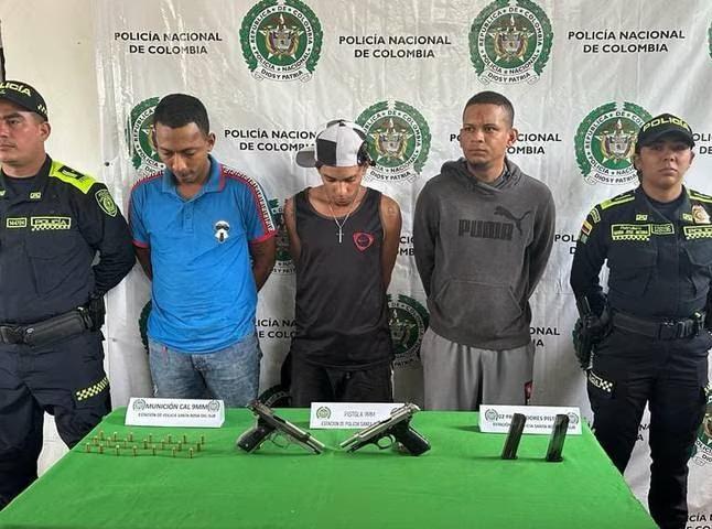 capturados en santa rosa