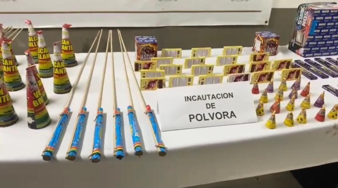polvora incautada