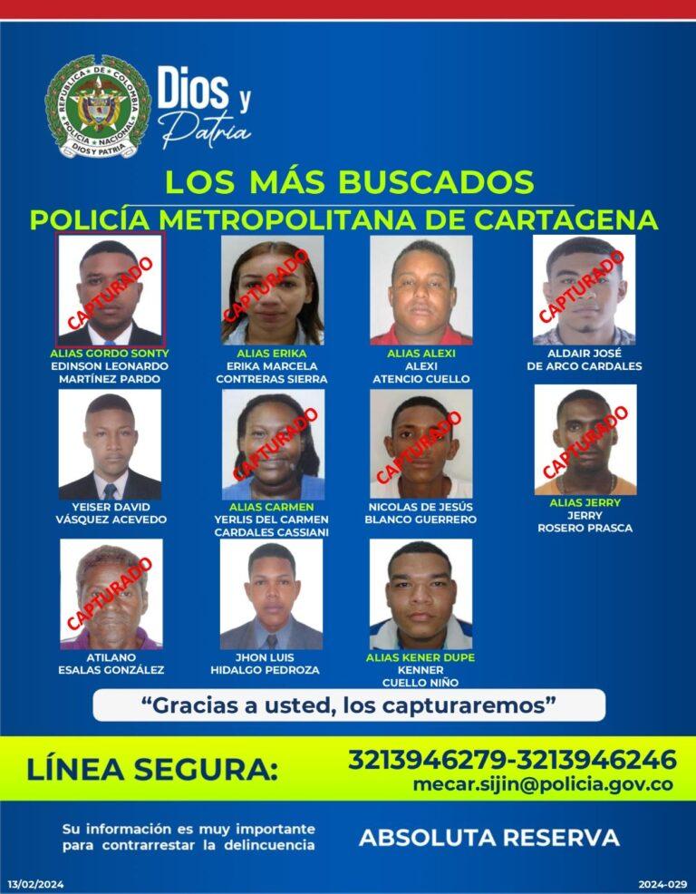 afiche de los mas buscados