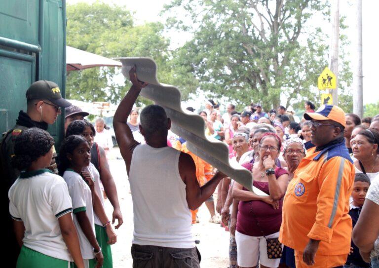 entrega de material