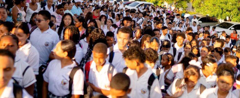 estudiantes en bolivar