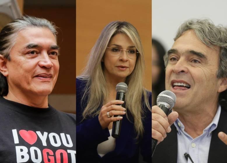 los tres que van arriba