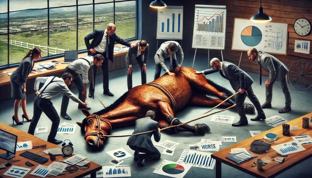 el caballo muerto