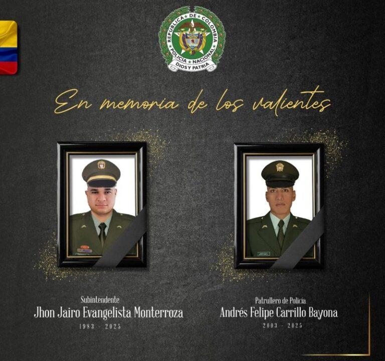 dos policias muertos