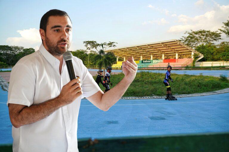 yamil y la pista de patinaje