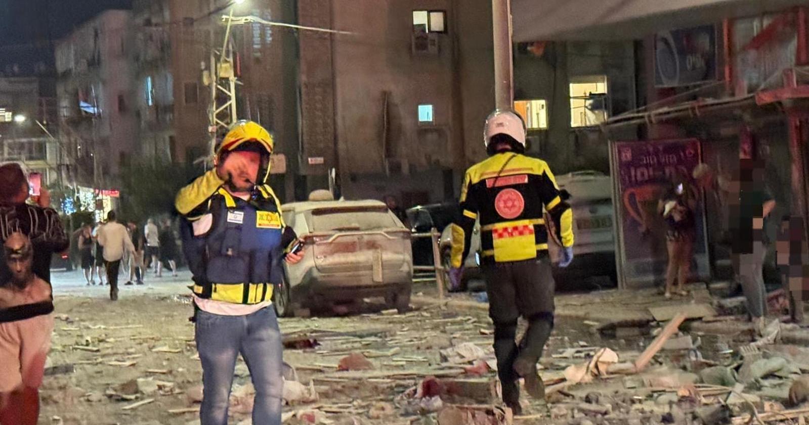 bombardeo en israel