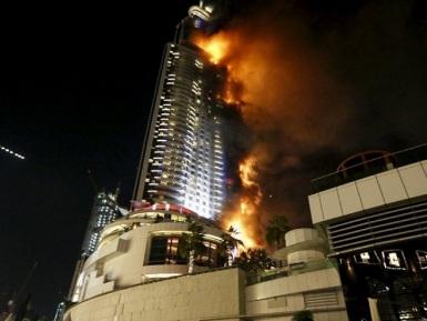 incendio en dubai