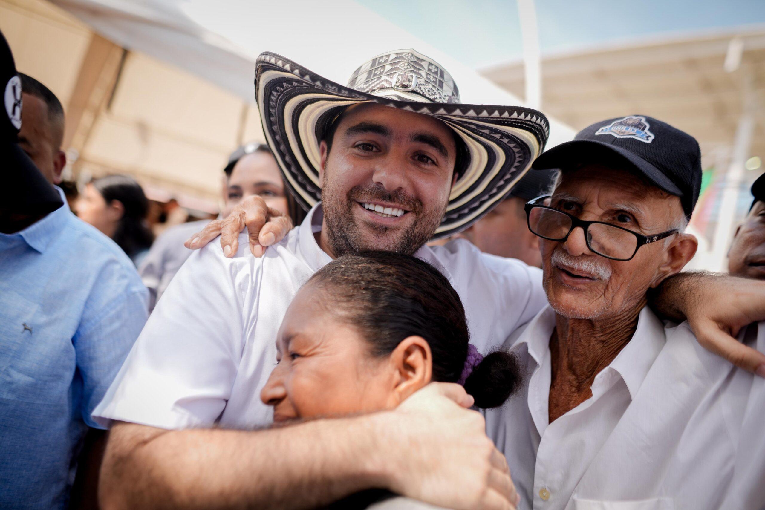 abrazando yamilito