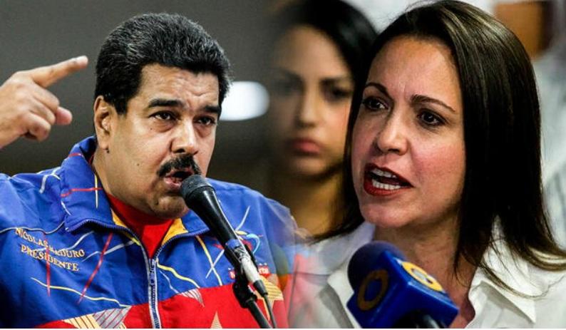 MADURO Y MARIA CORINA