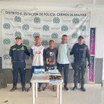 capturados en el carmen