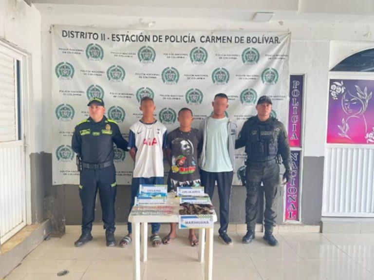 capturados en el carmen