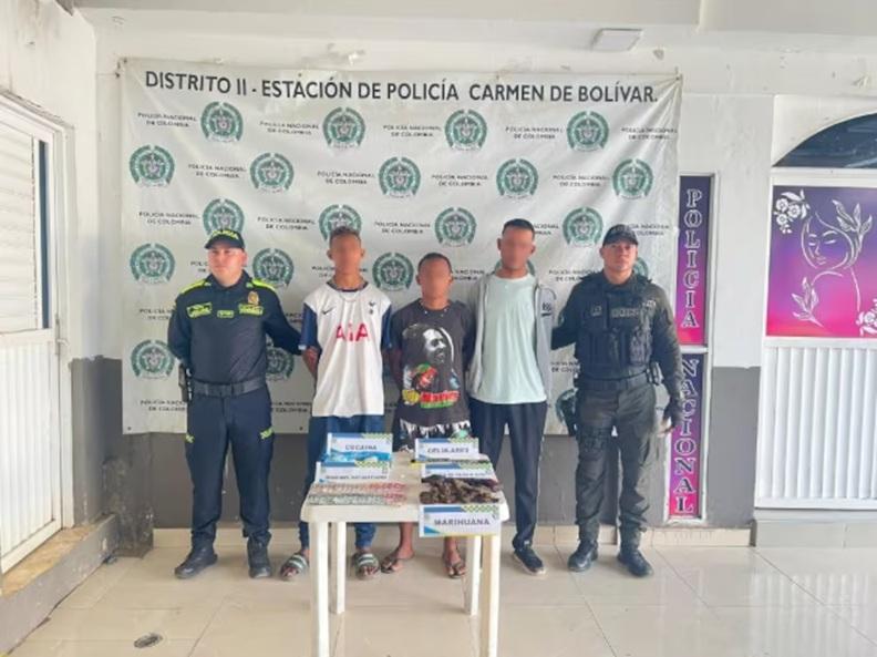 capturados en el carmen