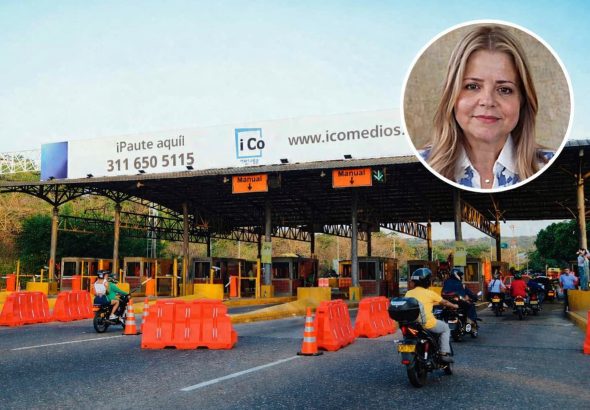 peaje de turbaco y la ministra