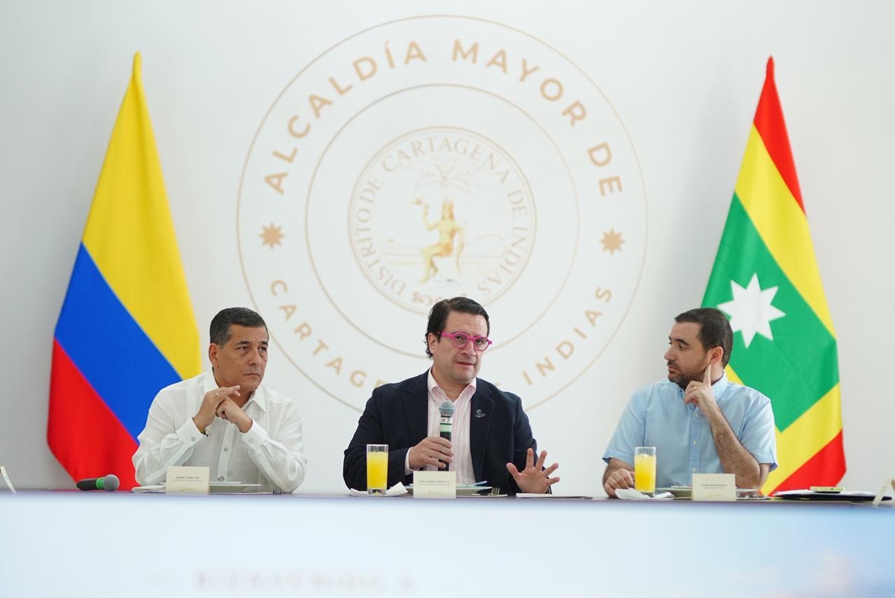 ministro hablando