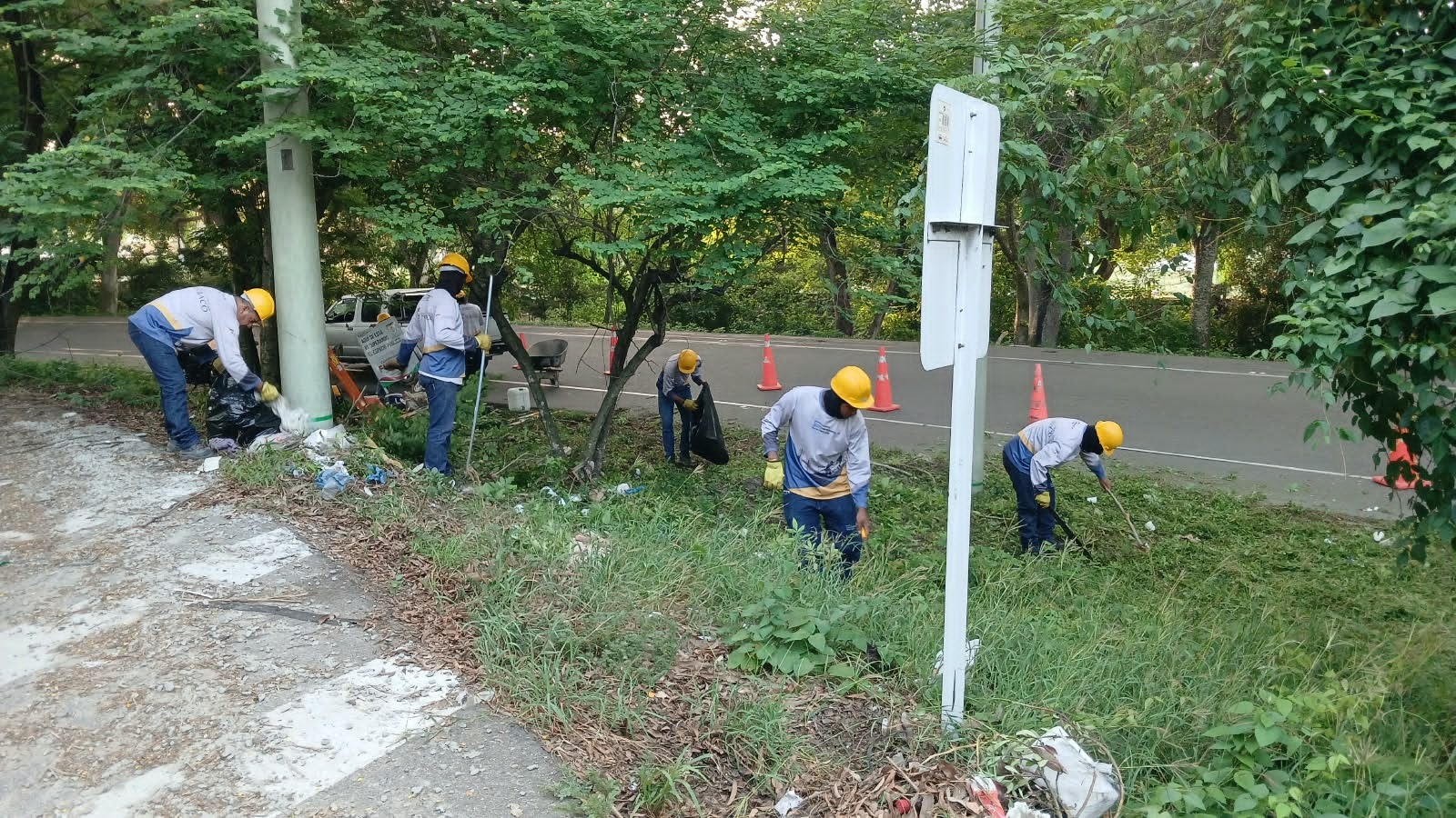 cuadrilla trabajando