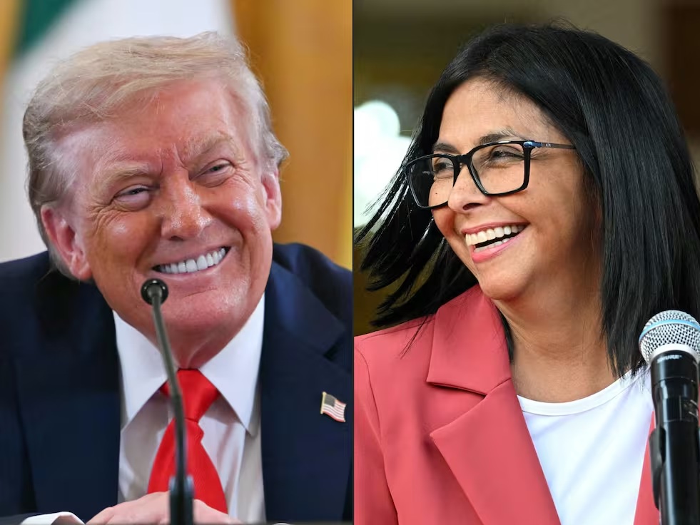 trump y delcy