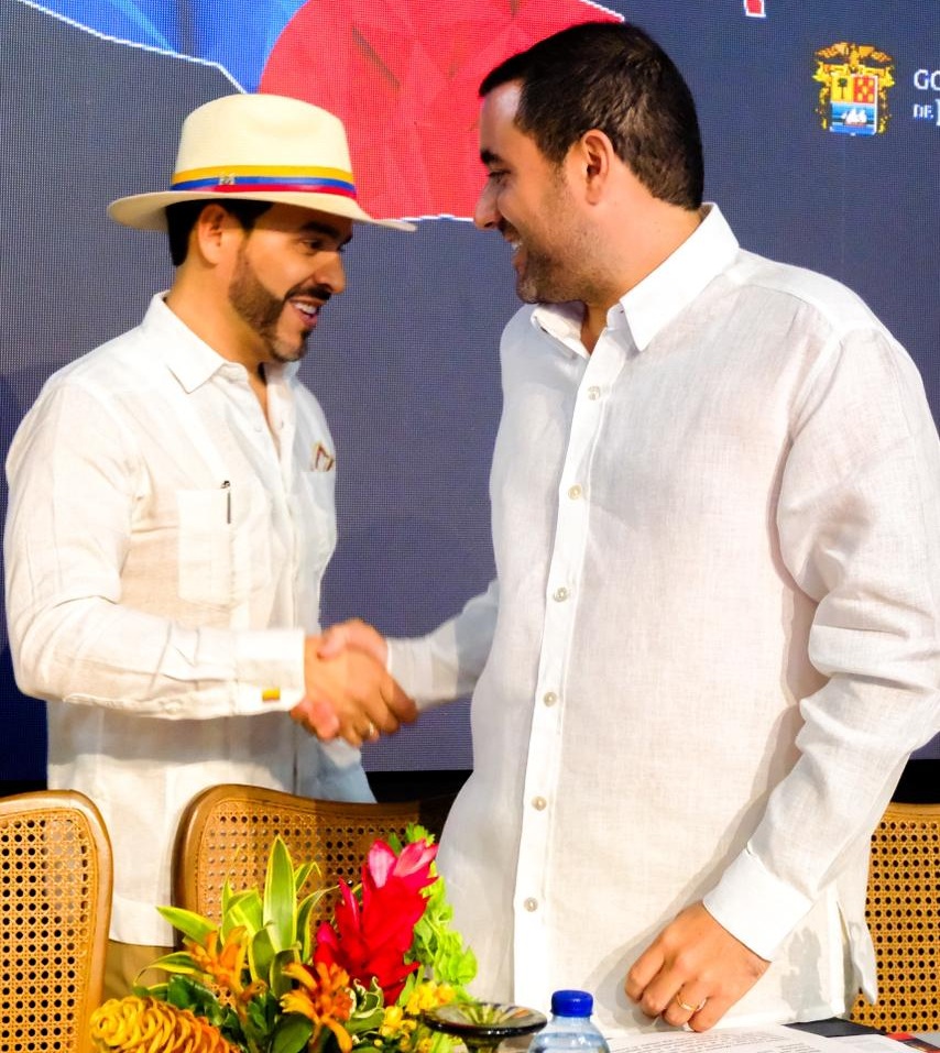 yamilito y abelardo se dan la mano
