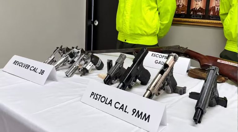 armas incautadas