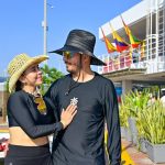 enamorados en el muelle