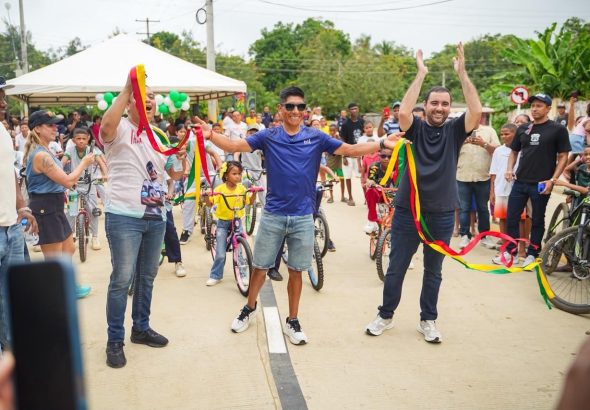inauguración de via
